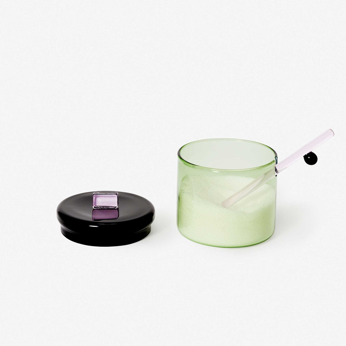 EVERYTHING NICE BOWL | Glass SPICE BOWL with spoon | Sophie Lou Jacobsen | Areaware
