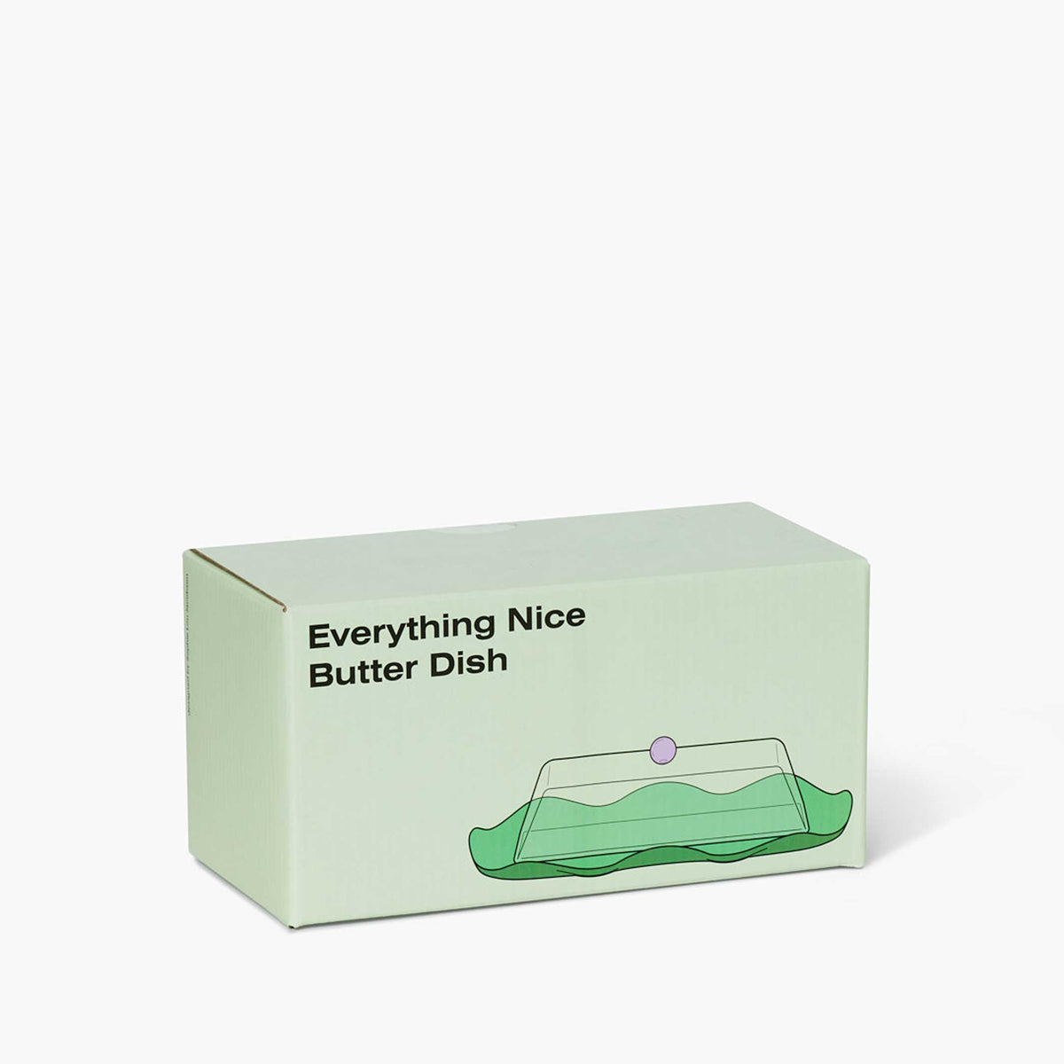 EVERYTHING NICE BUTTER DISH - Glass butter dish | Sophie Lou Jacobsen | Areaware