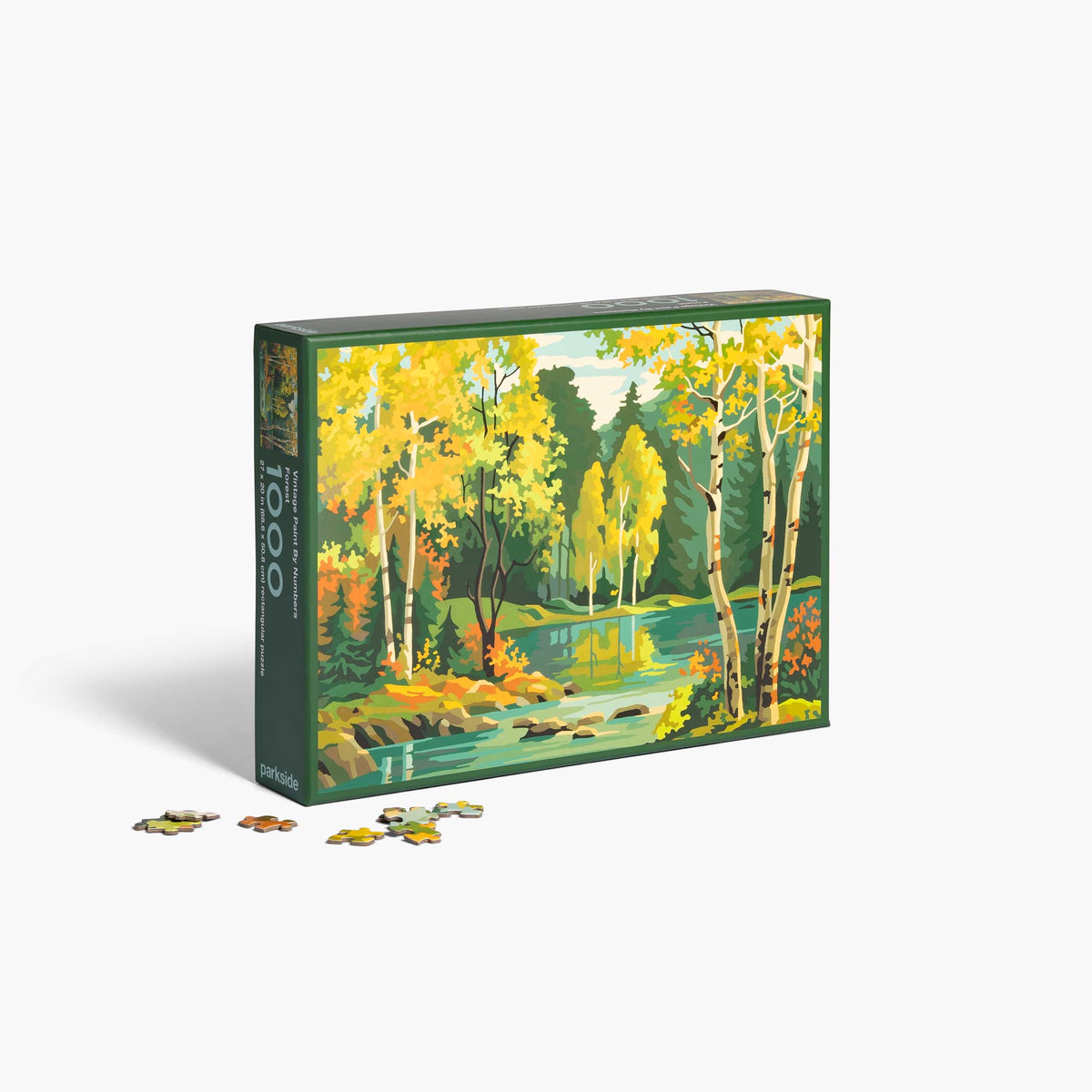 FOREST - Vintage Paint by Numbers - Puzzle 1.000 Teile | parkside