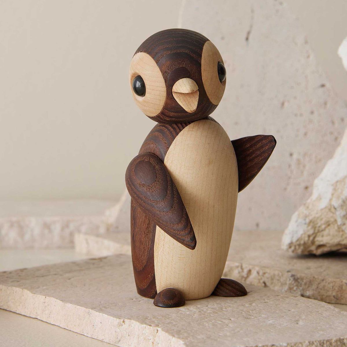 Holzpinguin Frost Groß – Eiche · 12 cm | Spring Copenhagen