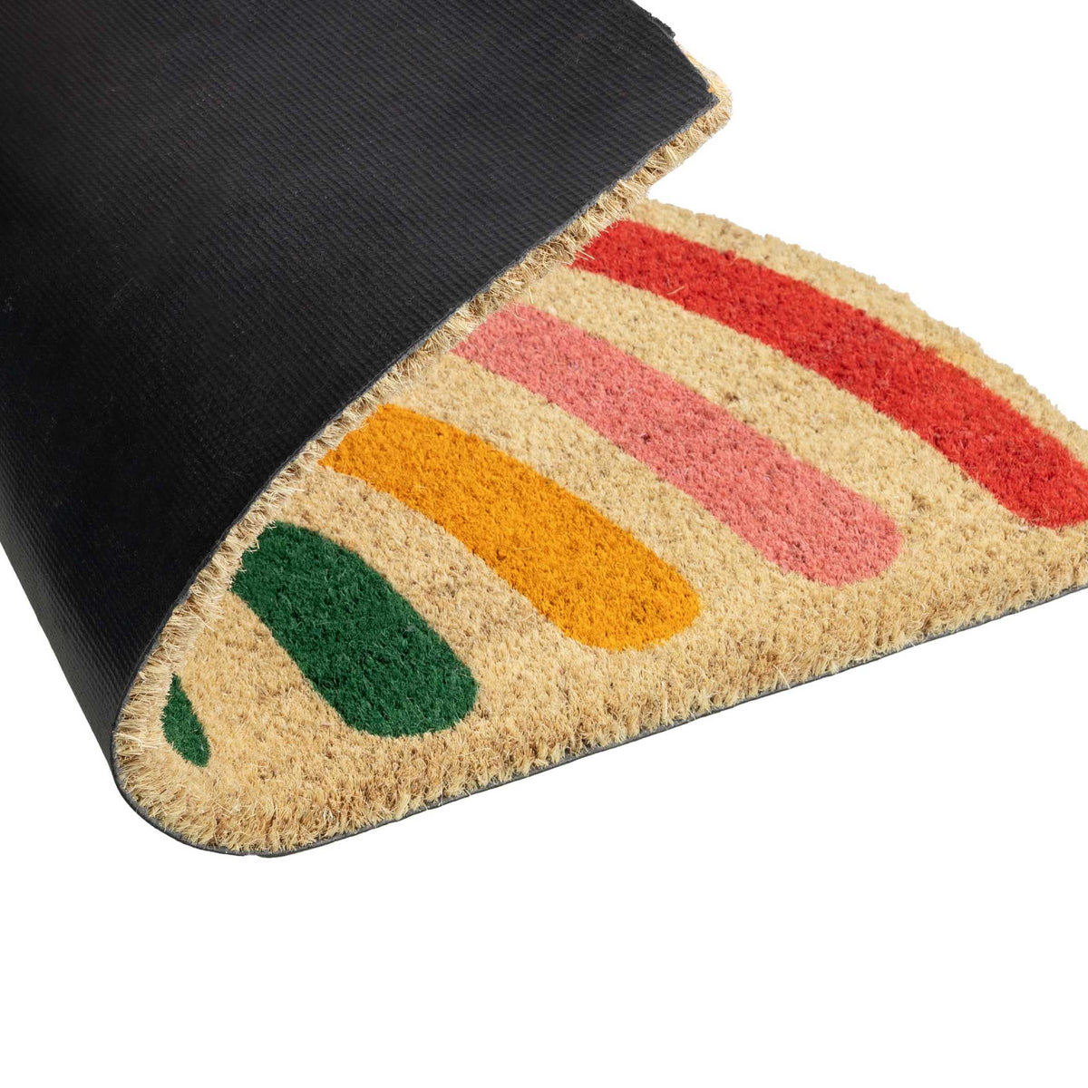 Fußmatte "Boho Regenbogen" – Pastell · 70×40 cm | Fisura