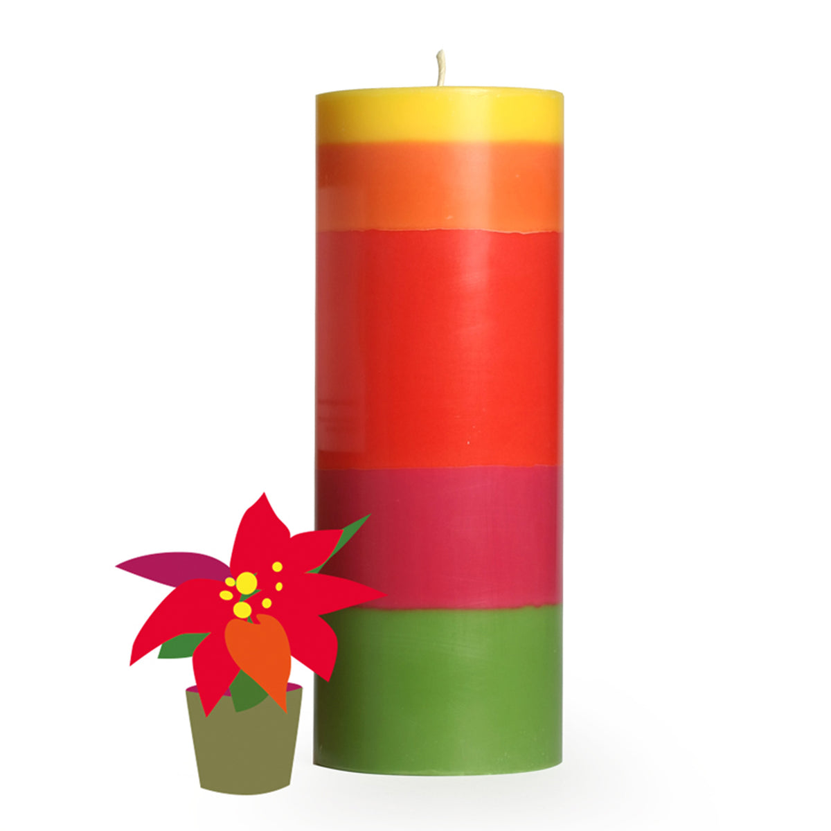Stumpenkerze Weihnachtsstern – Stearin | not the girl who misses much