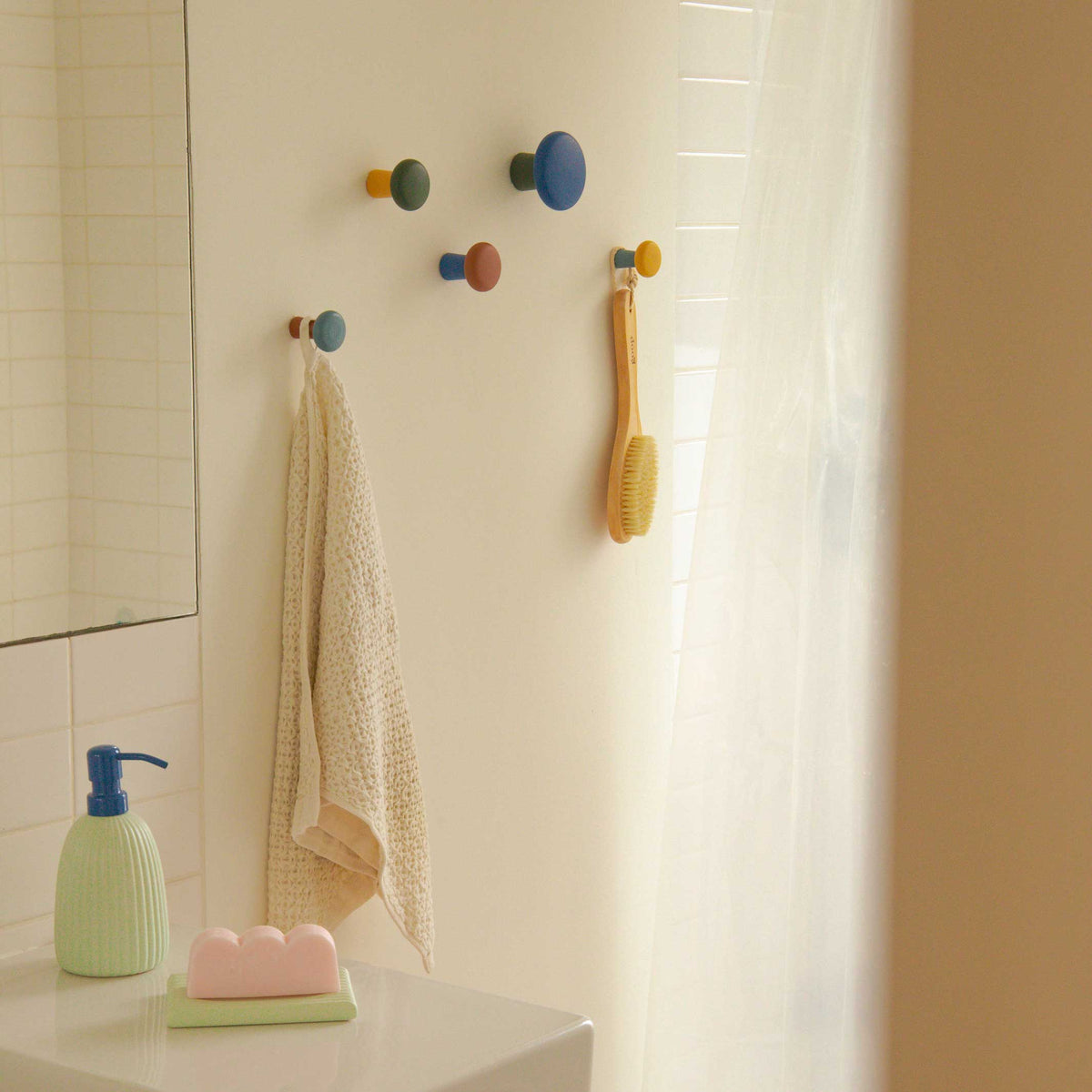HARBOR WALL HOOKS | COAT HOOKS | Set of 5 | Pat Kim | Areaware