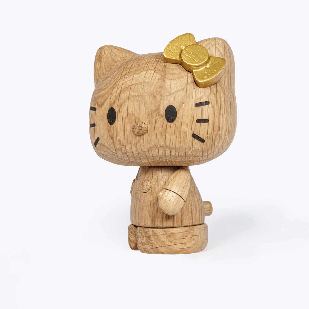 Holzfigur Hello Kitty Klein – Eiche · 14 cm | boyhood × Hello Kitty