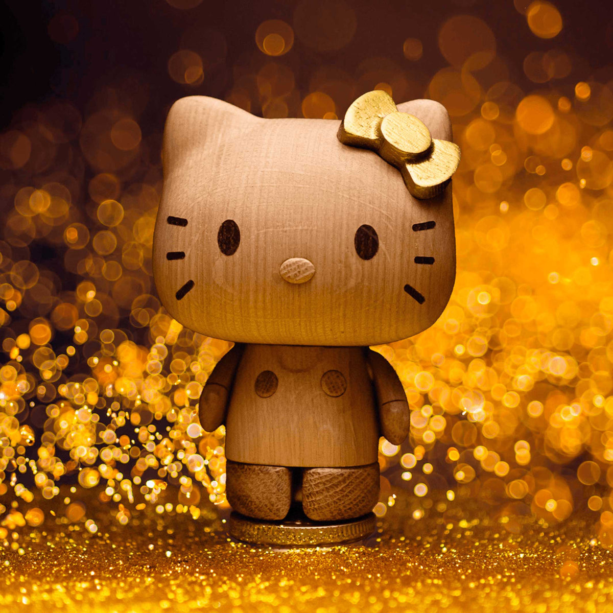 Holzfigur Hello Kitty Klein – Eiche · 14 cm | boyhood × Hello Kitty