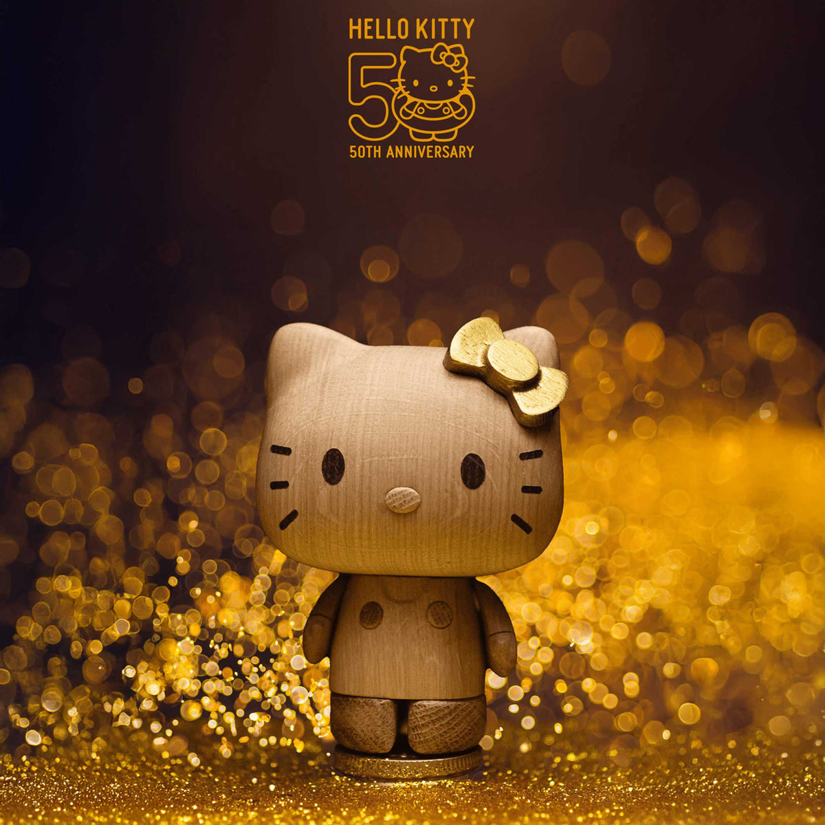Holzfigur Hello Kitty Klein – Eiche · 14 cm | boyhood × Hello Kitty