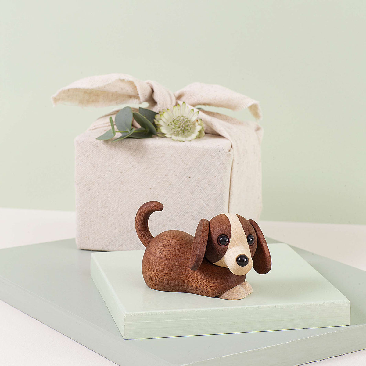 Holzwelpe Jojo – Mahagoni · 12 cm | Spring Copenhagen