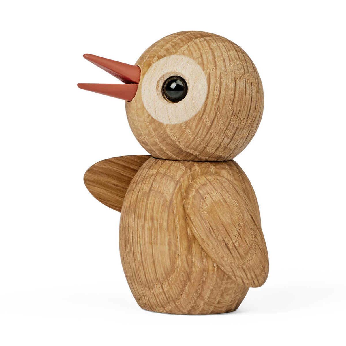 Deko-Vogel "Jokey Oak" – Eiche · 6,5 cm | Spring Copenhagen