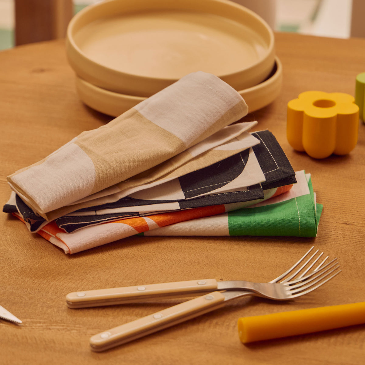 KALEIDO NAPKINS | 4 STOFFSERVIETTEN | Josh Itiola | Areaware