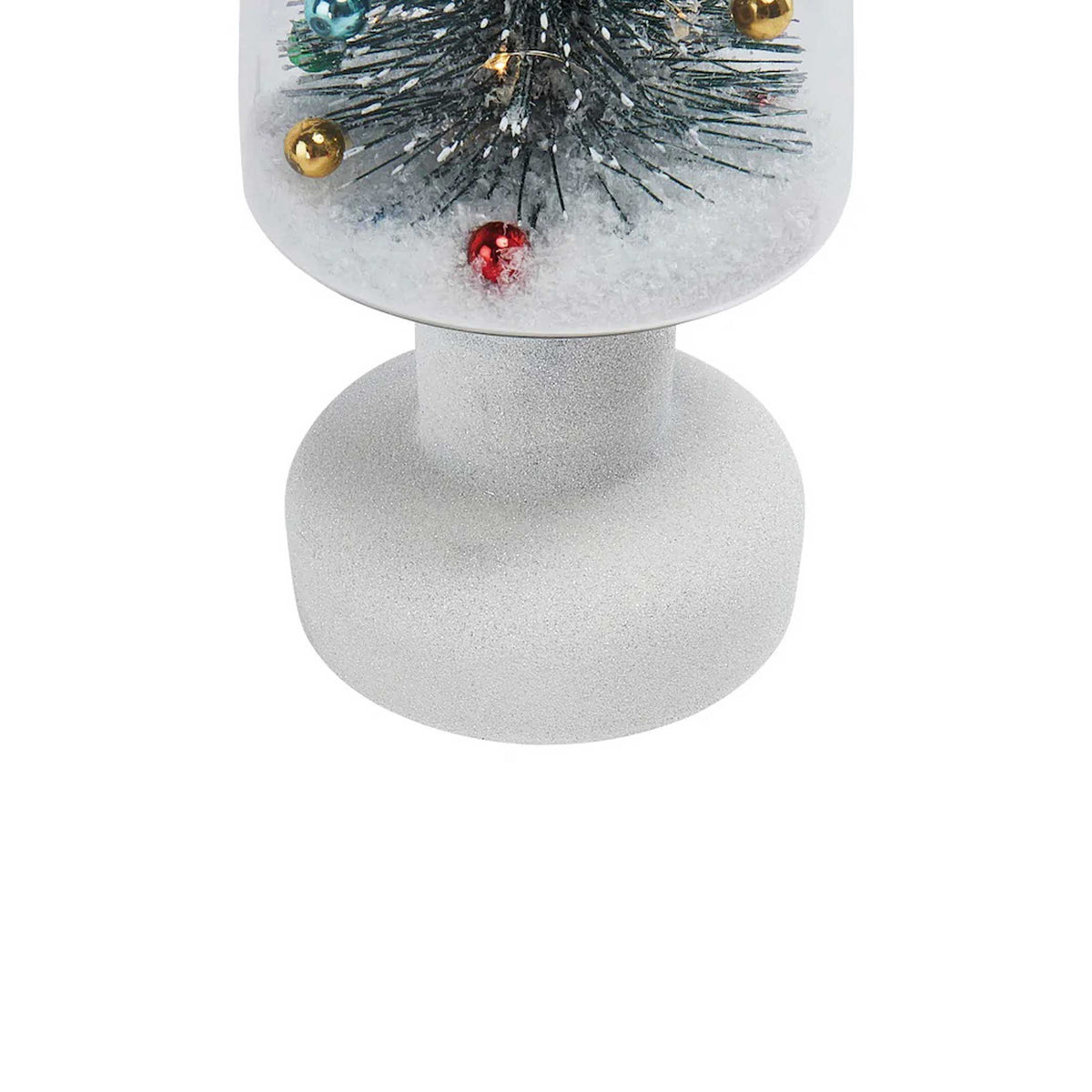 SNOWY WONDERLAND Large - Grand SAPIN DE NOËL en verre avec éclairage LED - 56 cm de hauteur | MoMA