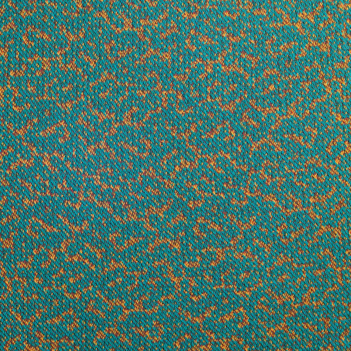 BITMAP LABYRINTH Golden Ochre | THROW | 180x140 cm | 90% Cotton | Cristian Zuzunaga
