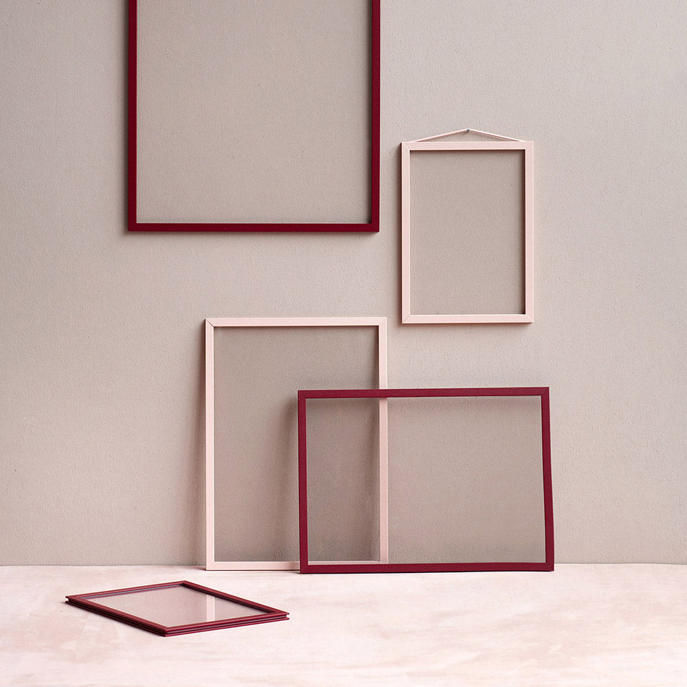 FRAME DEEP RED - Bilderrahmen - Aluminium | Moebe