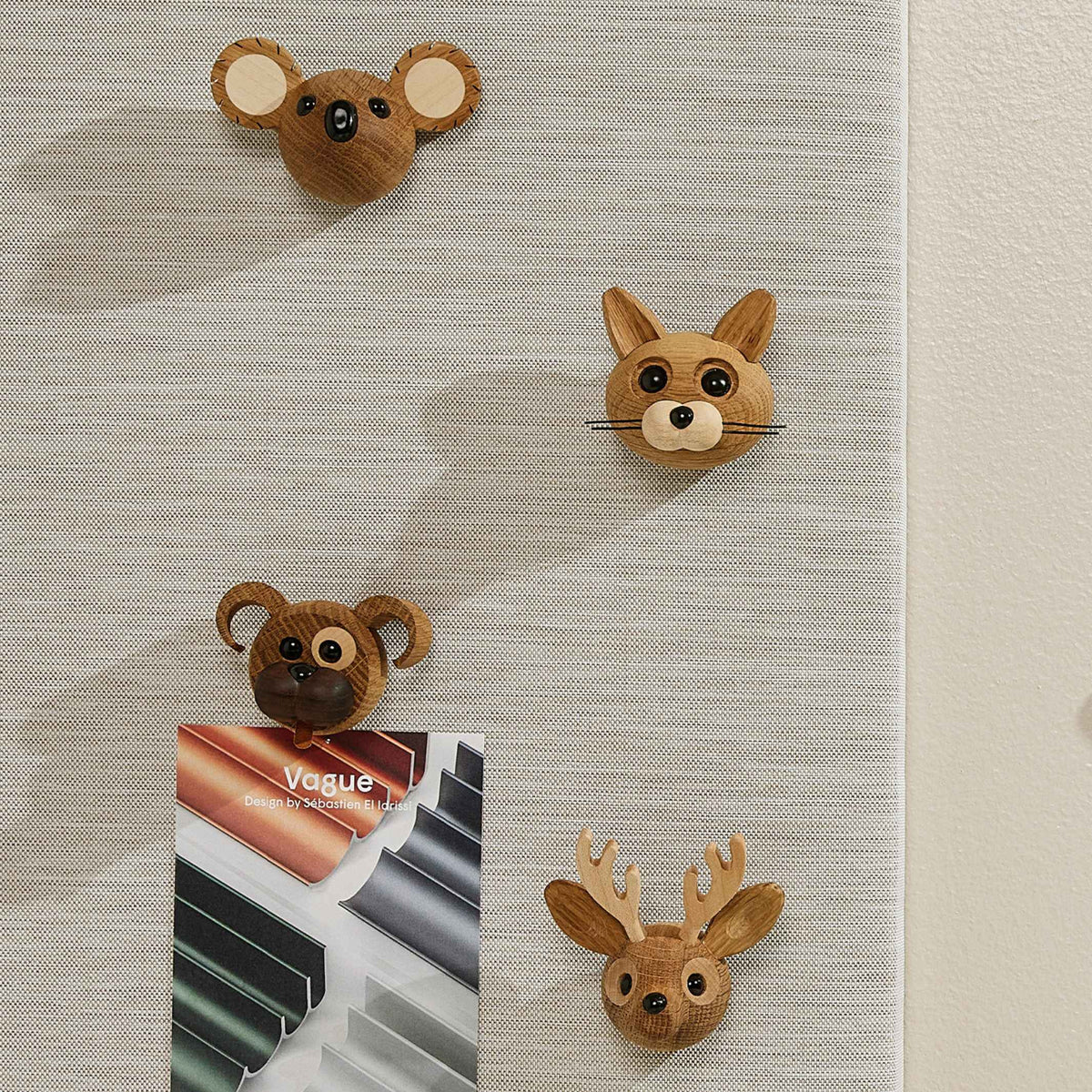 Holzhirsch-Magnet Spirit – Eiche · 4 cm | Spring Copenhagen