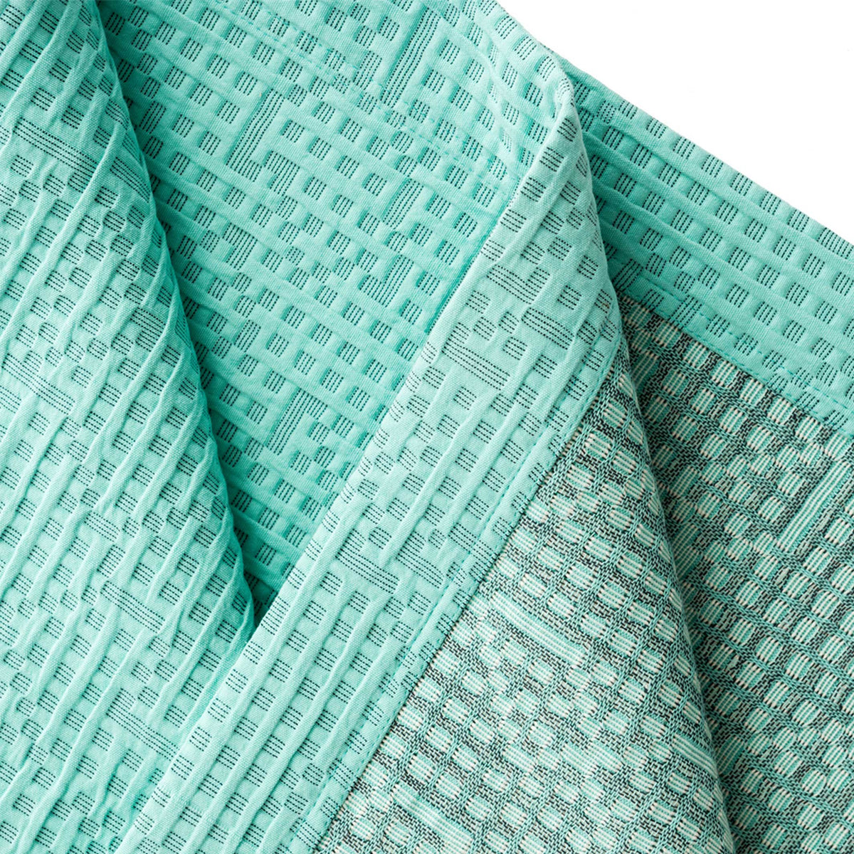 MAPPING | mint BEDSPREAD | 235x245 cm | 100% Cotton | Cristian Zuzunaga