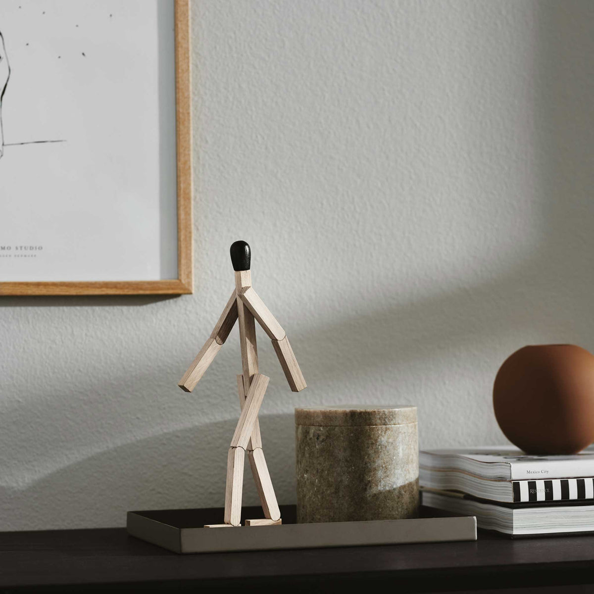 Holzfigur "Match Man" – Eiche | Jakob Burgsø · boyhood