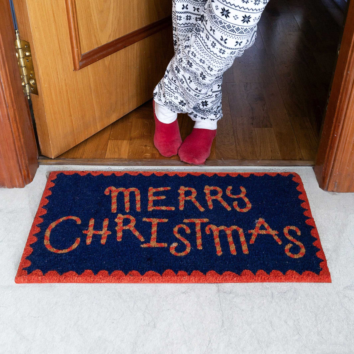 Fußmatte "Merry Christmas" – Weihnachten · 70×40 cm | Fisura