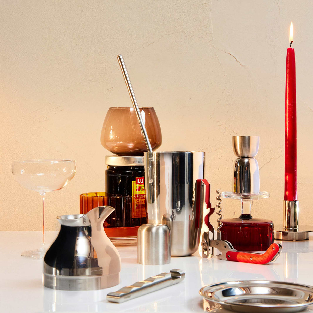 Cocktail-Set Mescola – Edelstahl · 3-teilig | Craighill
