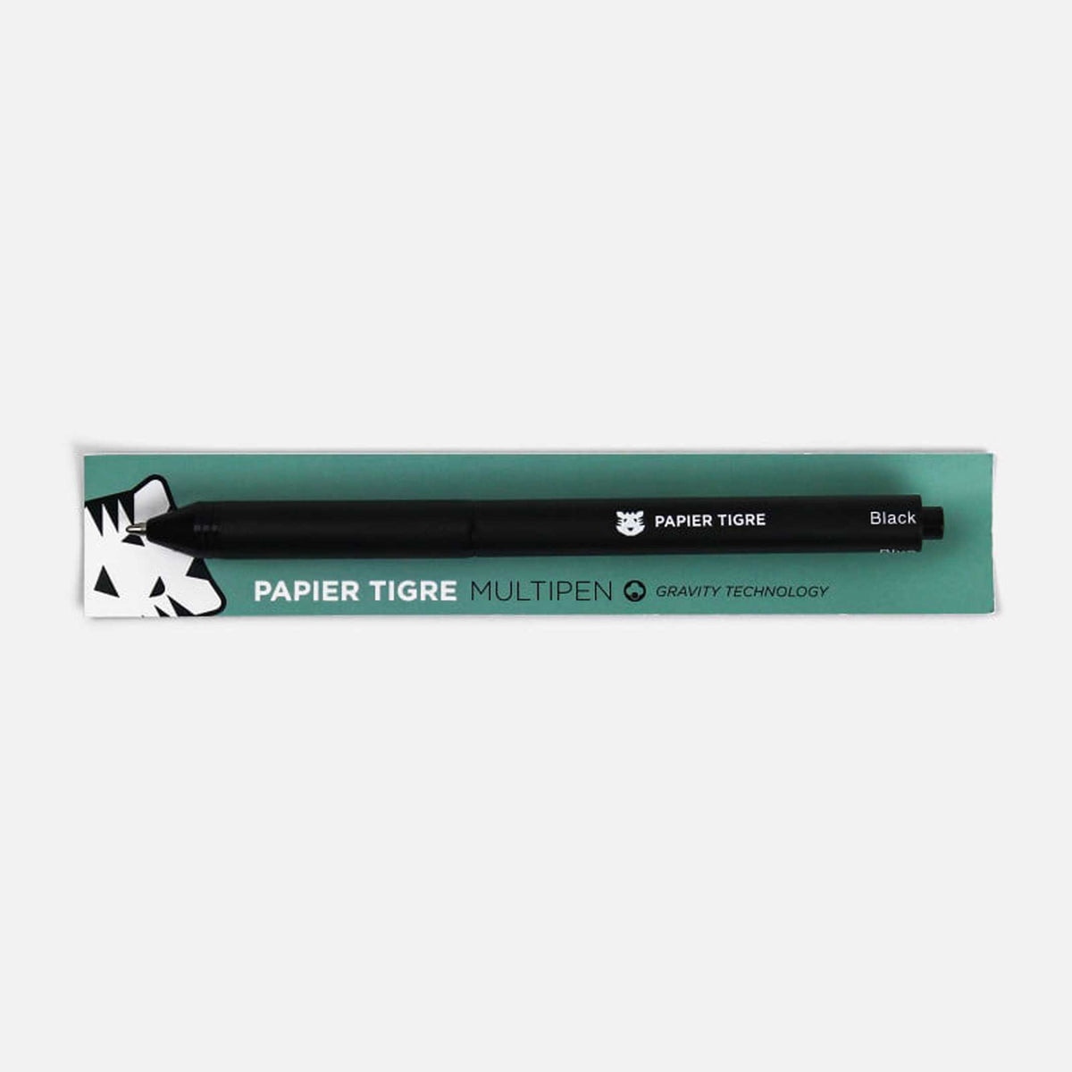 Multifunktionsstift – Metall · Schwarz · 15 cm | Papier Tigre