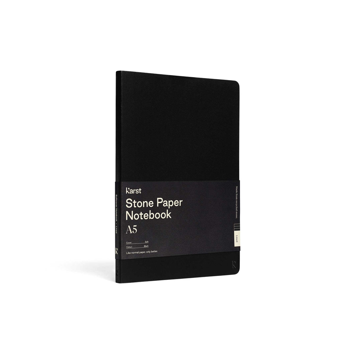 Softcover NOTEBOOK A5 | Schwarzes NOTIZBUCH | KarstGoods