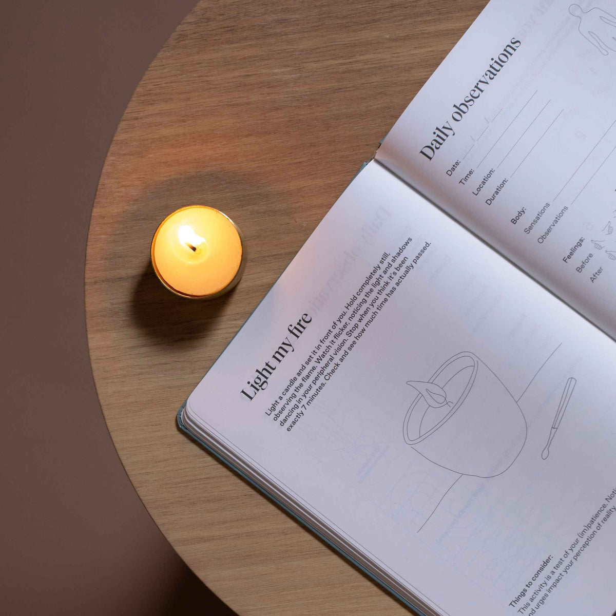 PRAXIS MINDFULNESS™️ - englisches TAGEBUCH - Achtsamkeit | KarstGoods