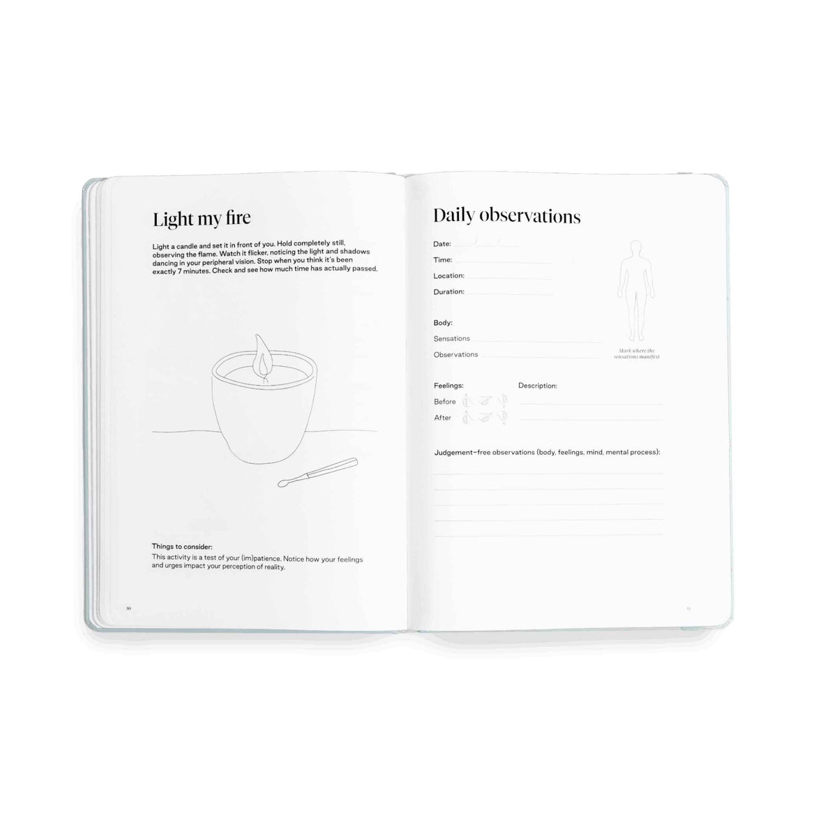 PRAXIS MINDFULNESS™️ - englisches TAGEBUCH - Achtsamkeit | KarstGoods