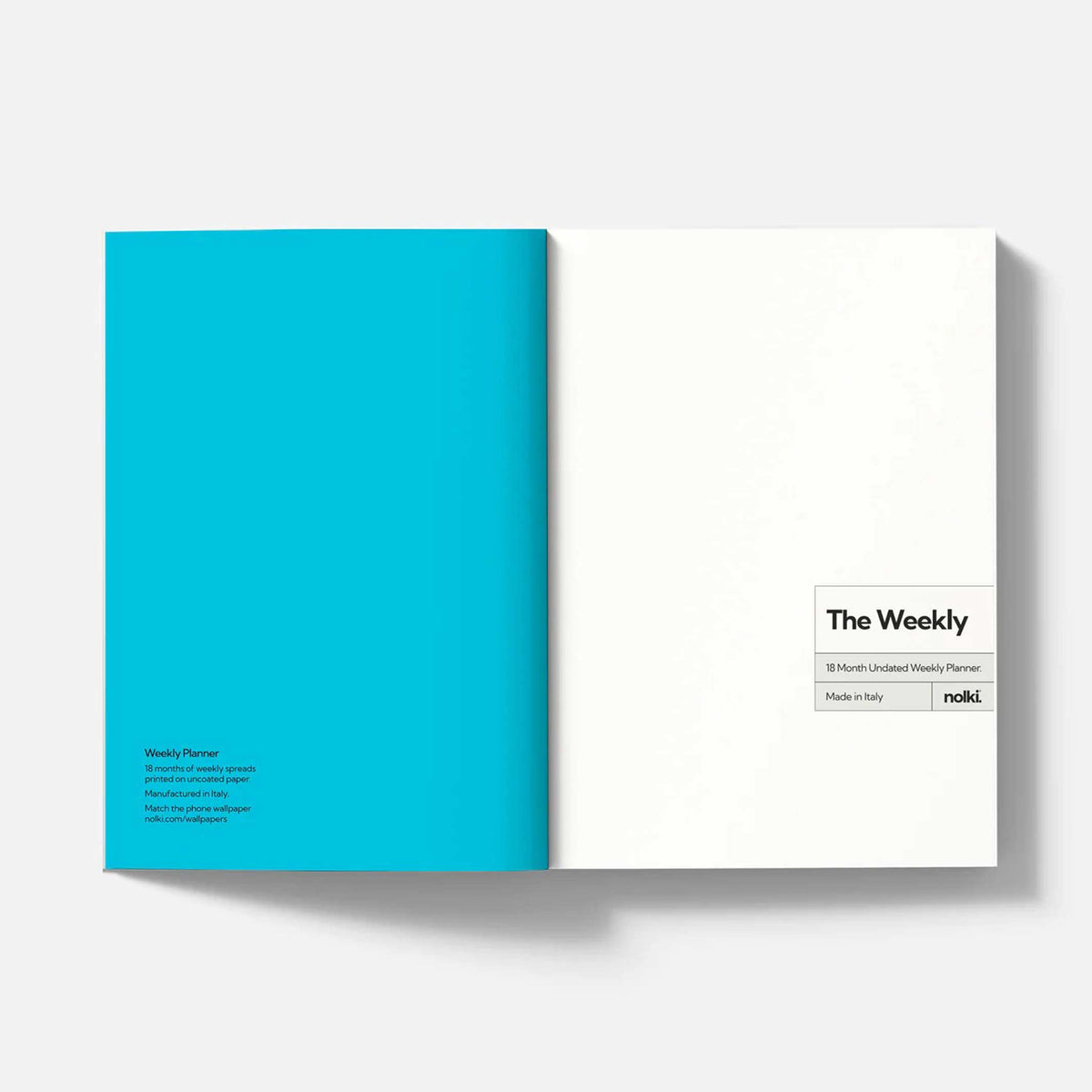 THE WEEKLY MIDNIGHT - zeitloser Wochenplaner über 18 Monate - A5 & 184 Seiten | nolki