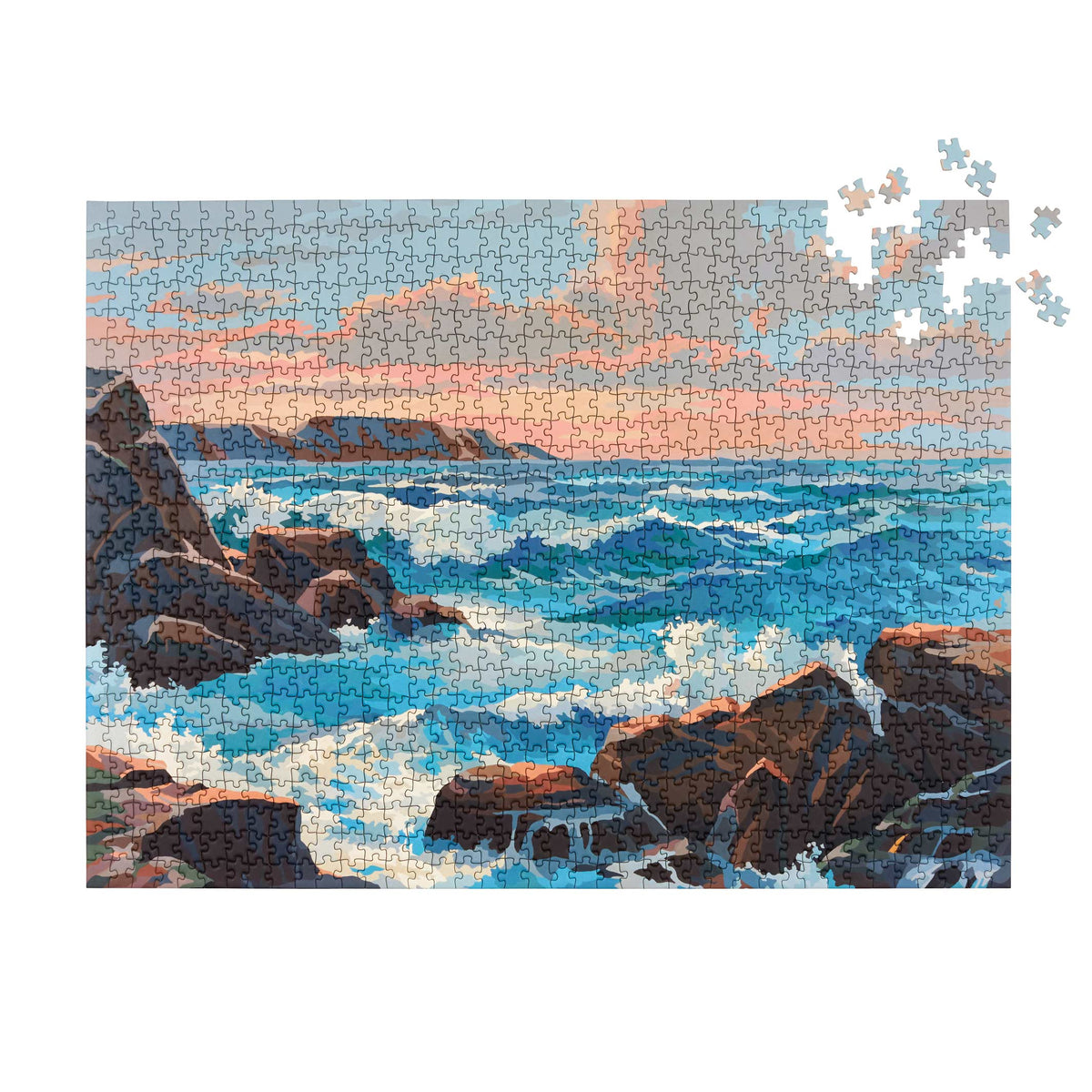 OCEAN - Vintage Paint by Numbers - Puzzle 1.000 pieces | parkside