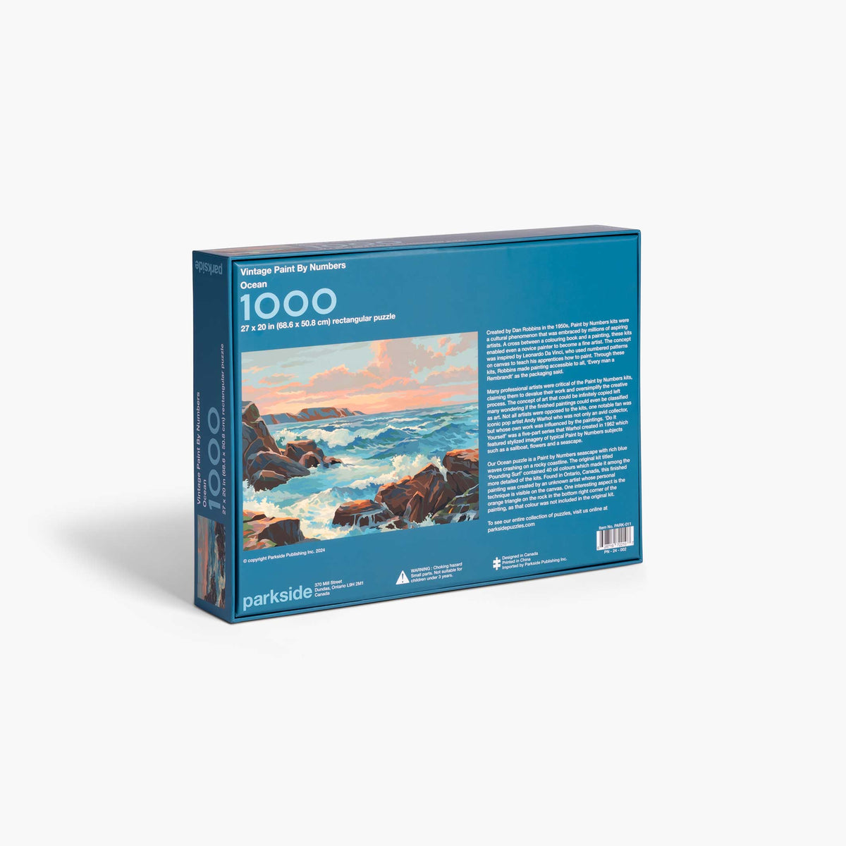OCEAN - Vintage Paint by Numbers - Puzzle 1.000 pieces | parkside