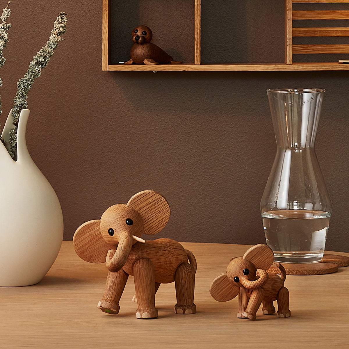 Holzelefant Ollie Groß – Eiche · 19 cm | Spring Copenhagen