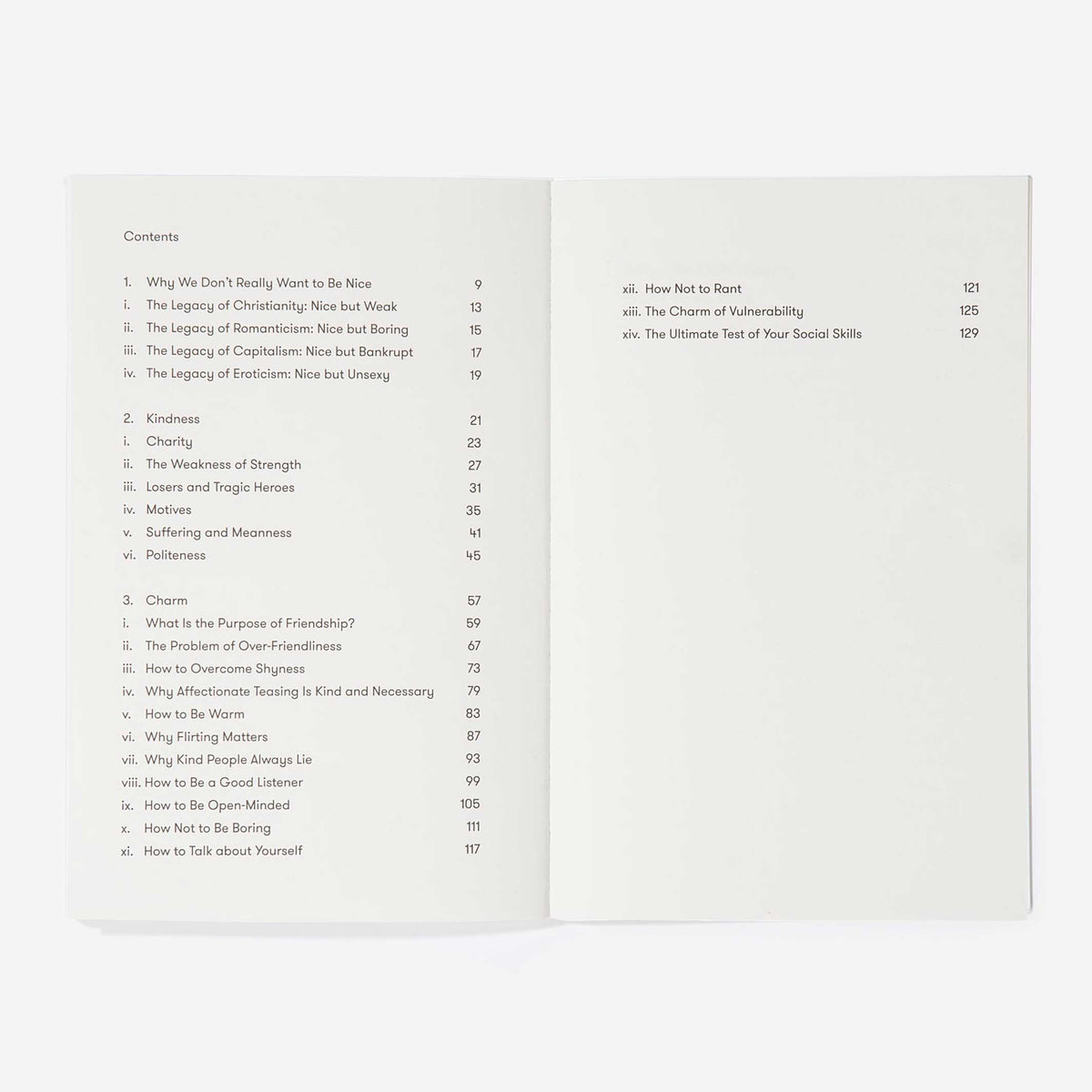 Taschenbuch "On Being Nice" – Englisch | The School of Life