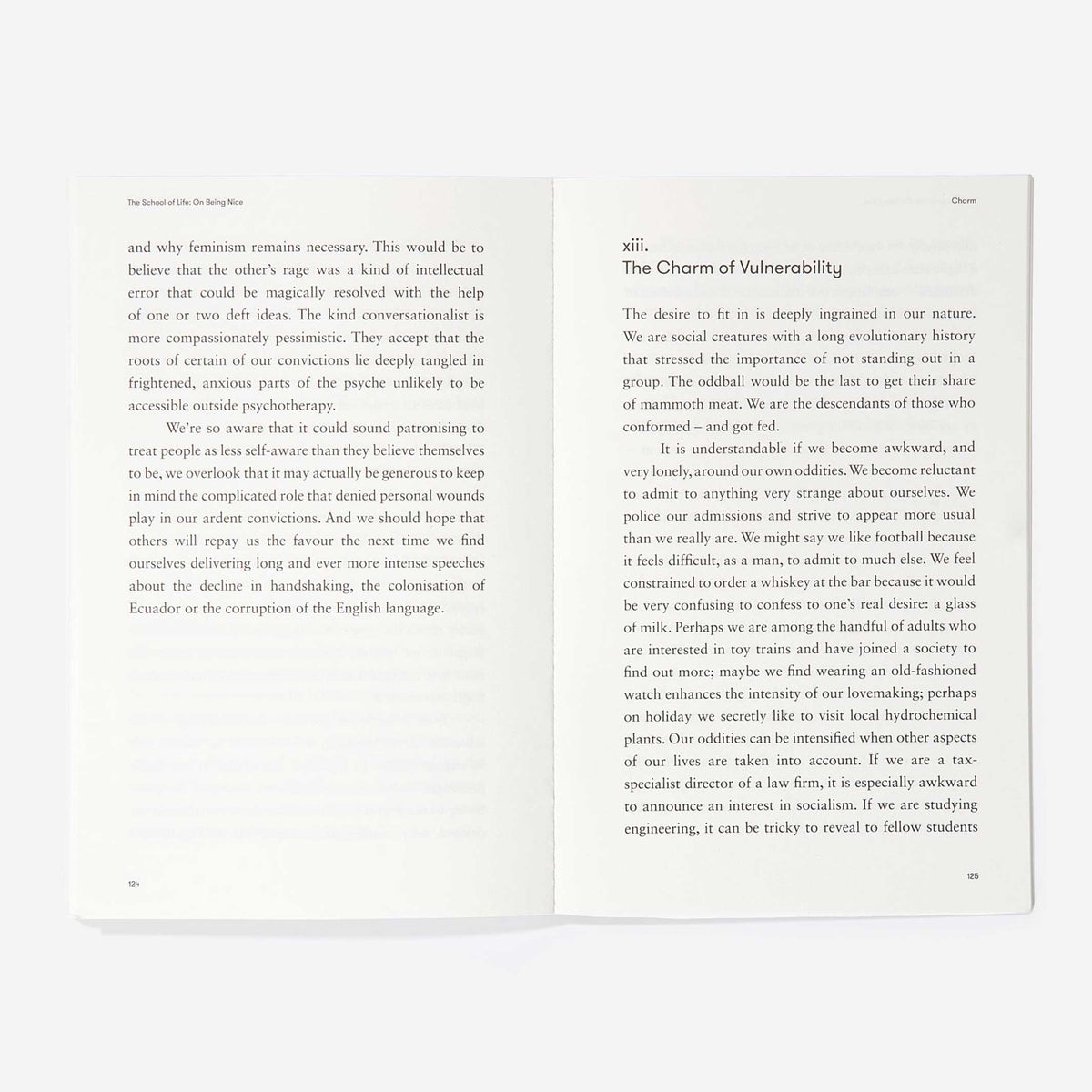 Taschenbuch "On Being Nice" – Englisch | The School of Life