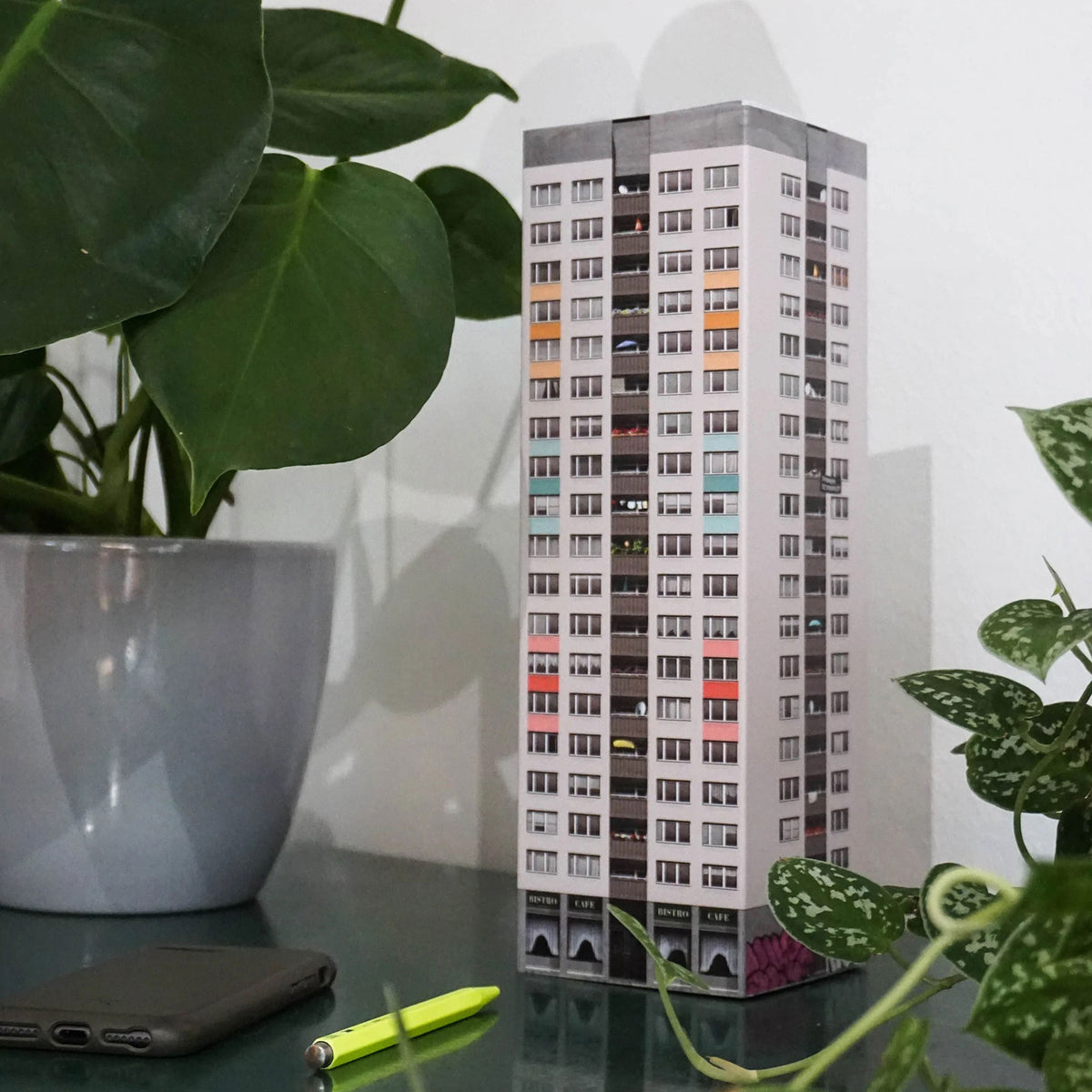 PAPERSCRAPER® | Plattenbau | 2.500 Seiten NOTIZBLOCK | seltmann+söhne