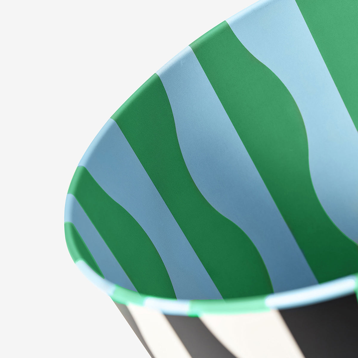 PATTERN BIN RIVER | PAPIERKORB mit Wellen | Dusen Dusen | Areaware