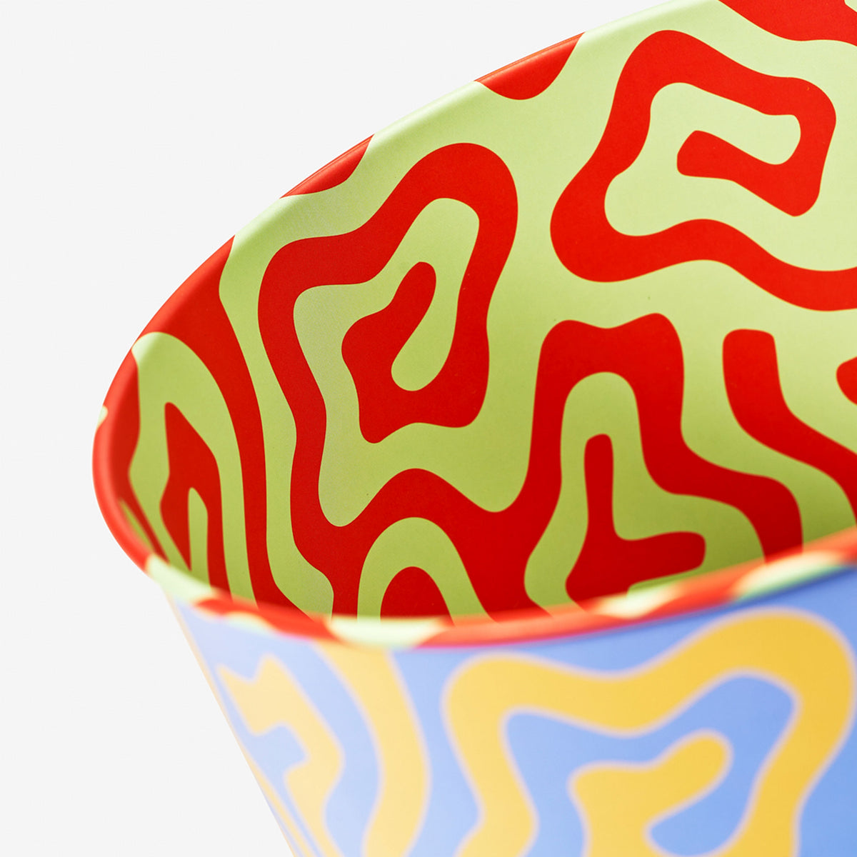 PATTERN BIN SPIRAL | PAPIERKORB mit Spiralen | Dusen Dusen | Areaware