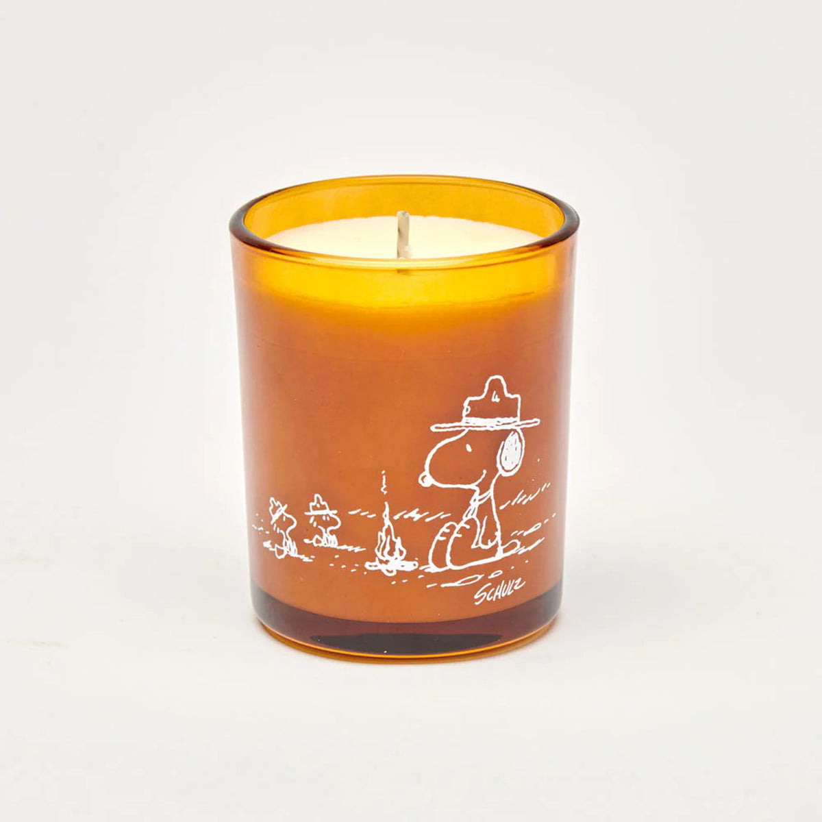 PEANUTS - CAMPFIRE CANDLE | Vegane, pflanzliche WACHS-KERZE | Zedernholz & Glut | Magpie