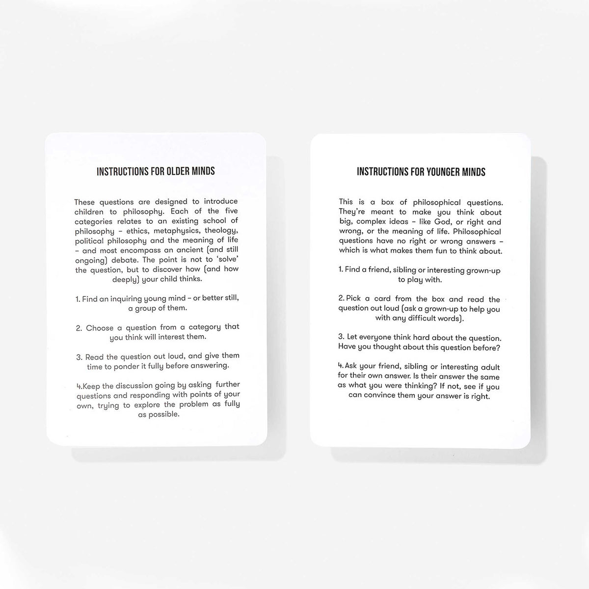Kartenspiel "Philosophical Questions for Curious Minds" – Englisch | TSOL
