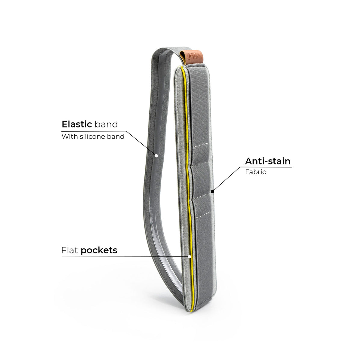 SLIM | kleiner TECH-ORGANIZER für Laptops & Notebooks | 30x7,5 cm | beblau