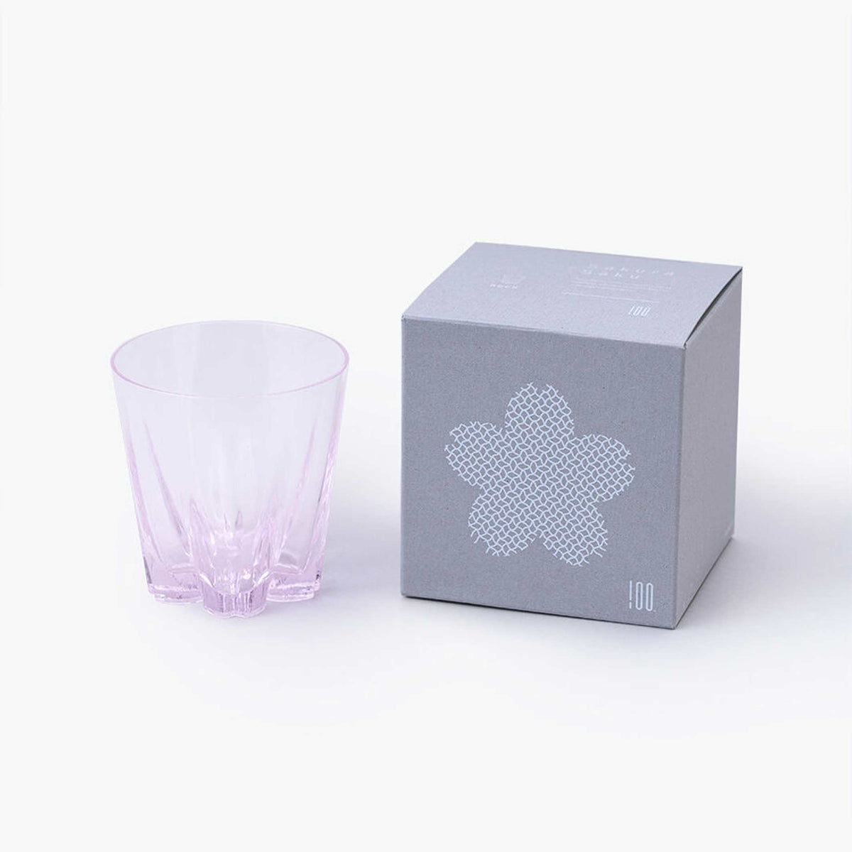 Trinkglas Sakurasaku Rock – Klar Rosa · 260 ml · 8,7 cm | 100percent