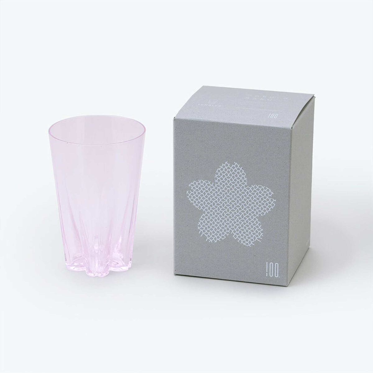 Trinkglas Sakurasaku Tumbler – Klar Rosa · 240 ml · 11 cm | 100percent