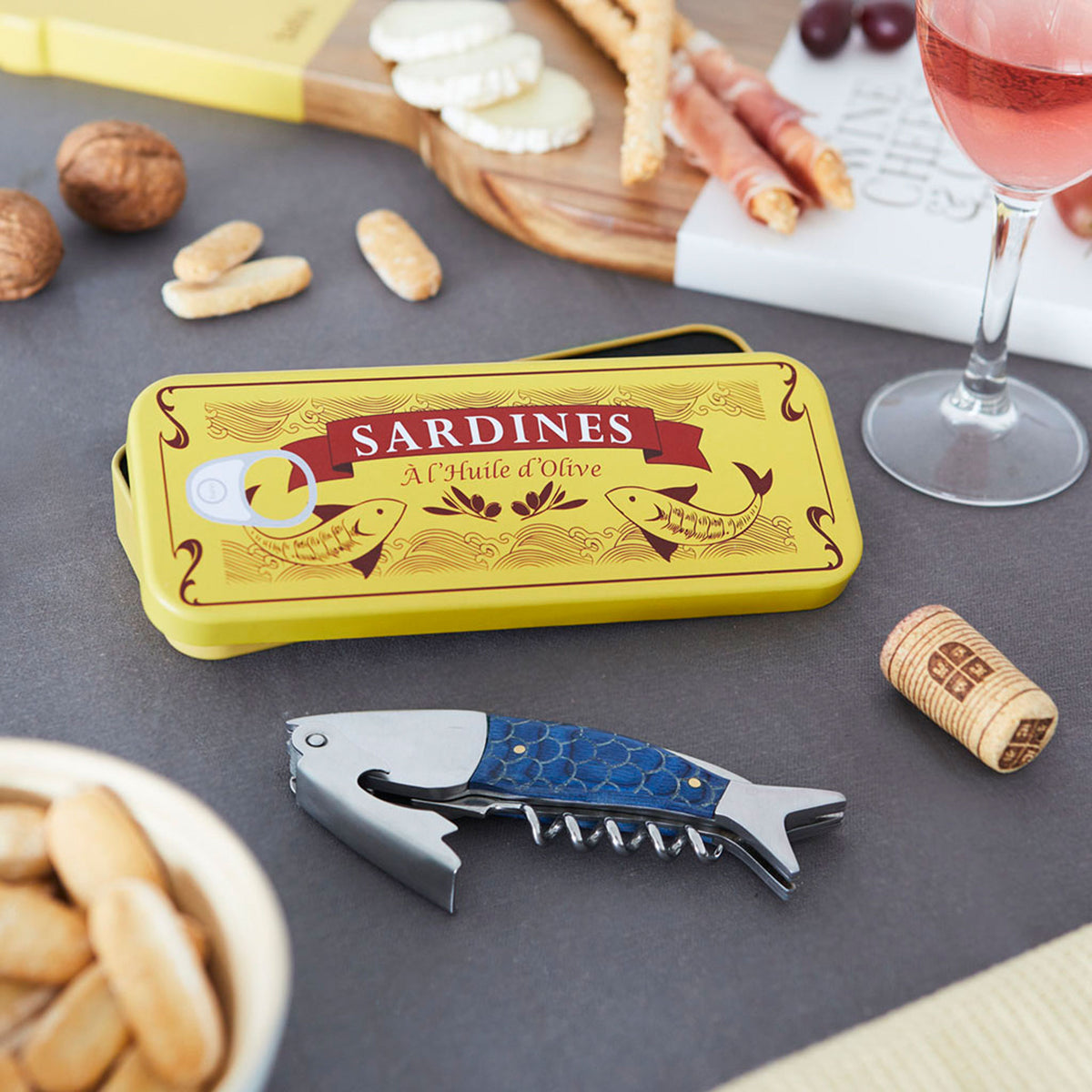 SARDINES - Tire-bouchon en forme de sardine | Balvi