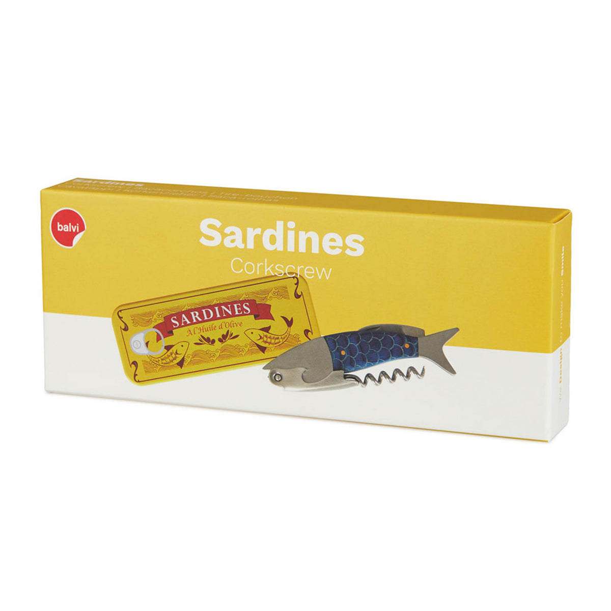 SARDINES - Tire-bouchon en forme de sardine | Balvi