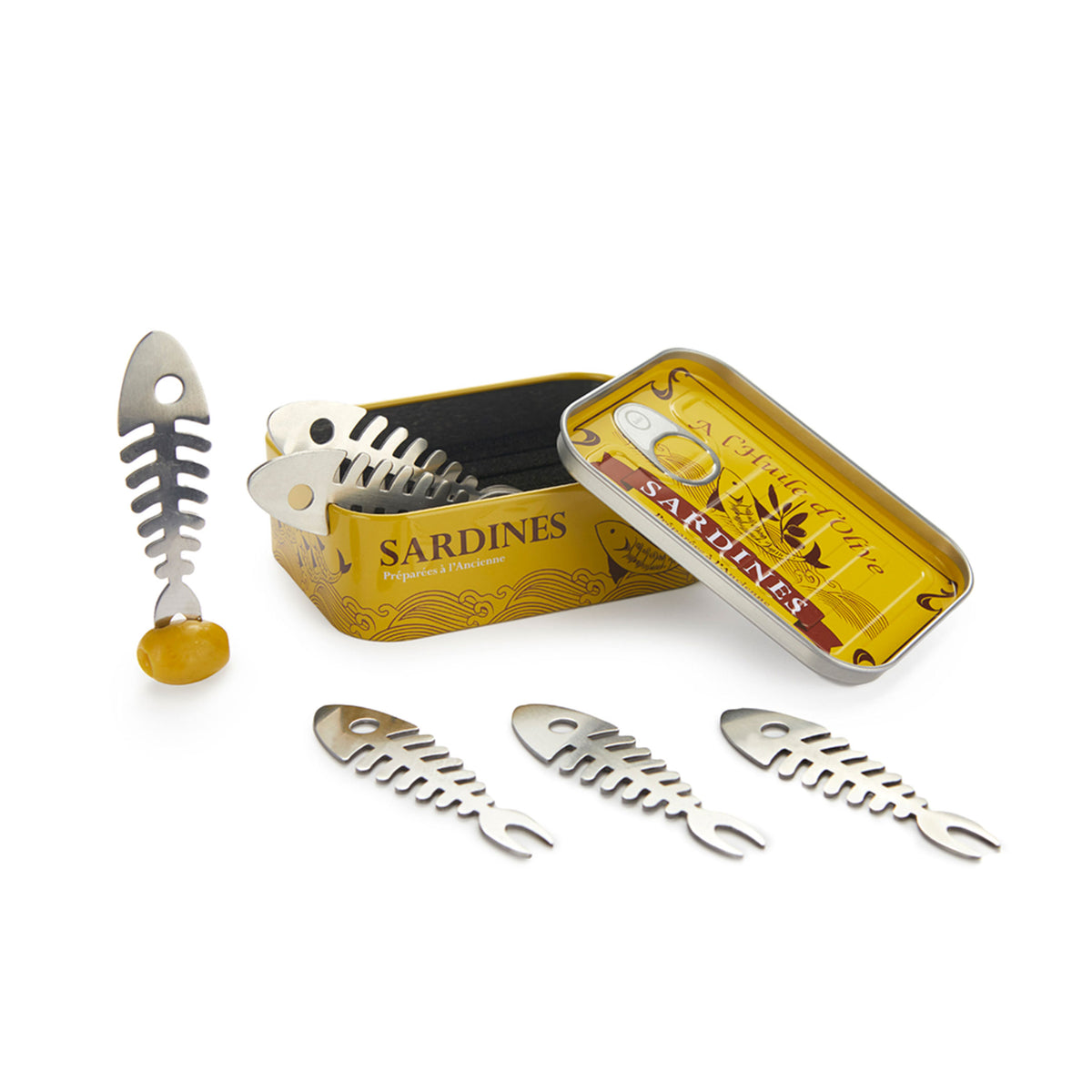 SARDINES - 6x fourchettes à goûter et à grignoter | Balvi