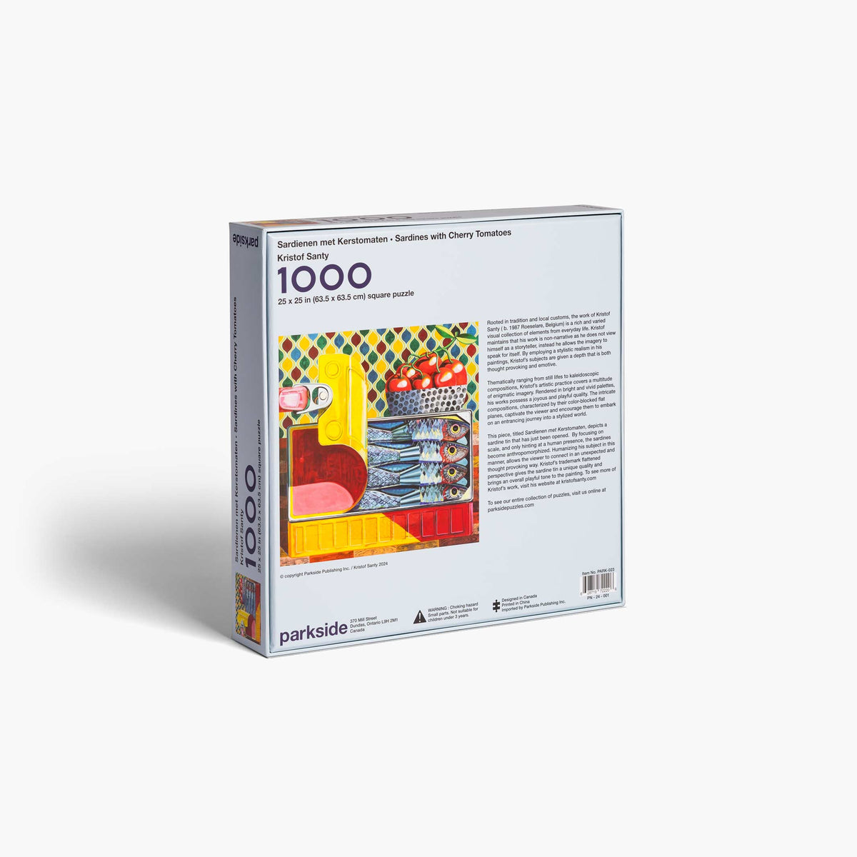 SARDINES with CHERRY TOMATOES - Puzzle 1.000 Teile - Kristof Santy | parkside