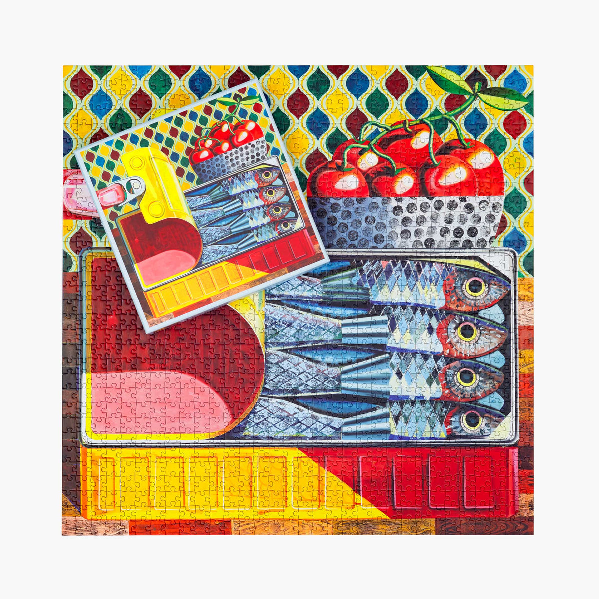 SARDINES with CHERRY TOMATOES - Puzzle 1.000 Teile - Kristof Santy | parkside