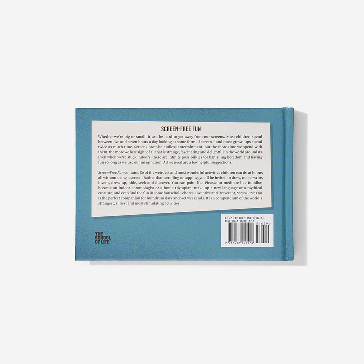 Kinderbuch "Screen-Free Fun" – Englisch | The School of Life