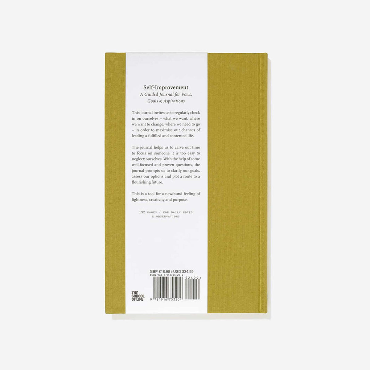 Journal "Self-Improvement Journal" – Englisch | The School of Life