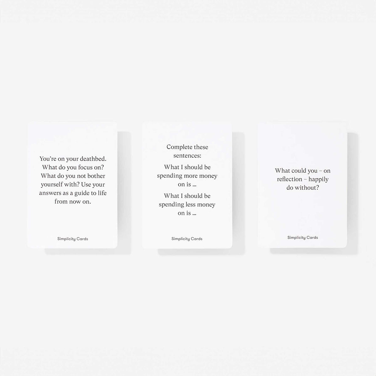 Kartenspiel "Simplicity Cards" – Englisch | The School of Life