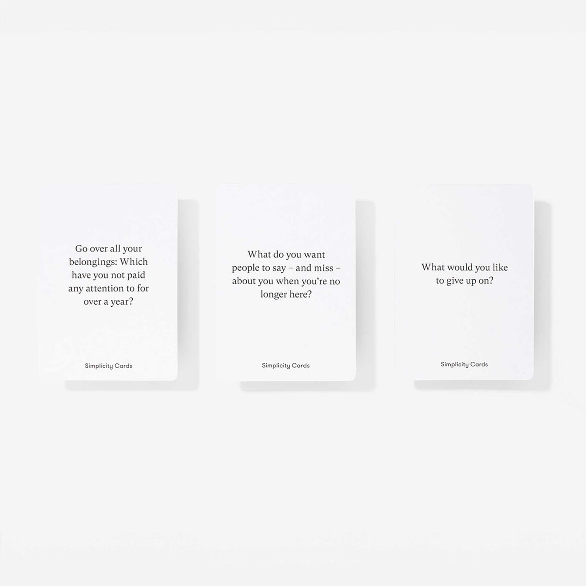 Kartenspiel "Simplicity Cards" – Englisch | The School of Life