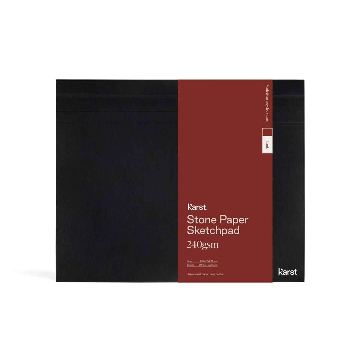 Hardcover SKETCHPAD - Schwarzer SKIZZENBLOCK | KarstGoods
