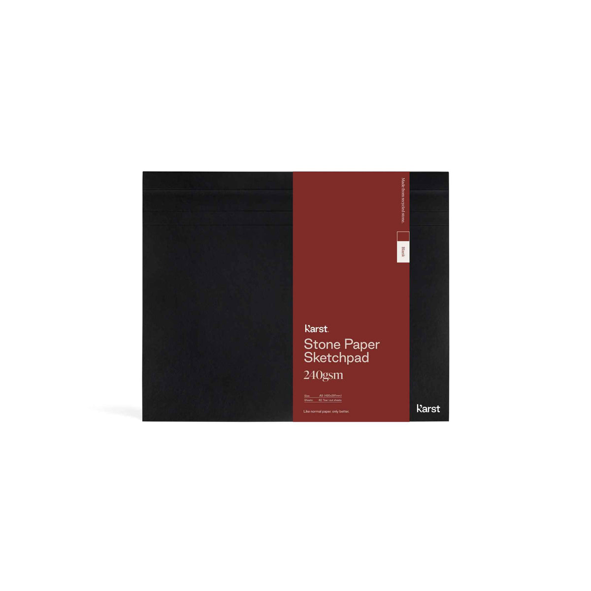 Hardcover SKETCHPAD - Schwarzer SKIZZENBLOCK | KarstGoods